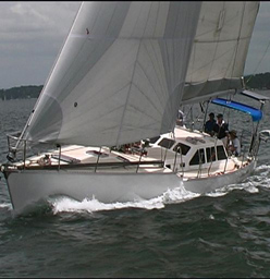 Margarita working to windward